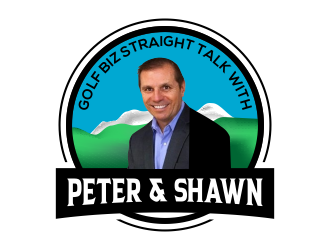 Golf Biz Straight Talk with Peter & Shawn logo design by done