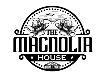The Magnolia House logo design by DreamLogoDesign
