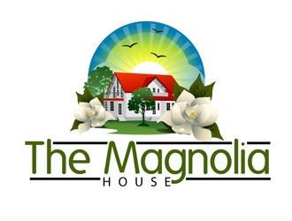 The Magnolia House logo design by DreamLogoDesign