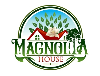 The Magnolia House logo design by DreamLogoDesign