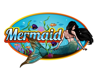 Mermaid logo design by DreamLogoDesign