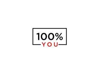 100% YOU  logo design by bricton