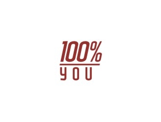 100% YOU  logo design by bricton