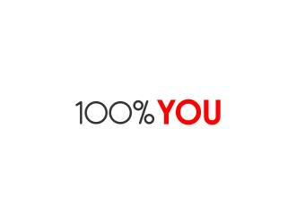 100% YOU  logo design by sitizen