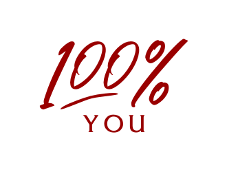 100% YOU  logo design by asyqh