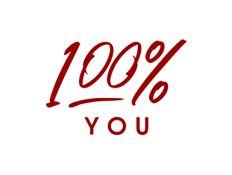 100% YOU  logo design by asyqh