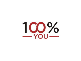 100% YOU  logo design by rief