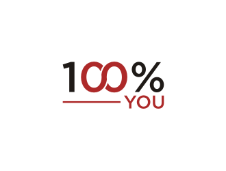 100% YOU  logo design by rief