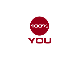 100% YOU  logo design by L E V A R