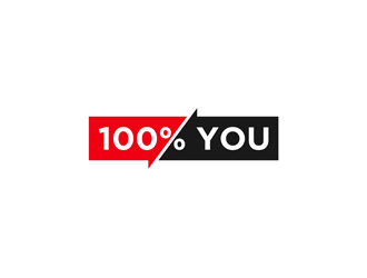 100% YOU  logo design by alby