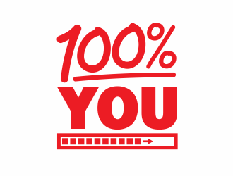 100% YOU  logo design by agus