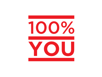 100% YOU  logo design by scolessi