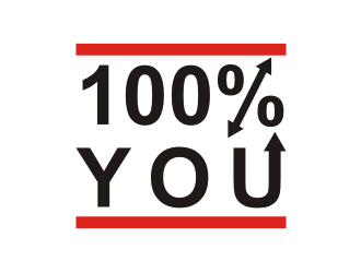 100% YOU  logo design by Franky.
