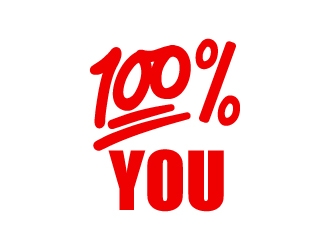 100% YOU  logo design by dibyo
