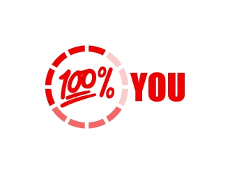 100% YOU  logo design by dibyo
