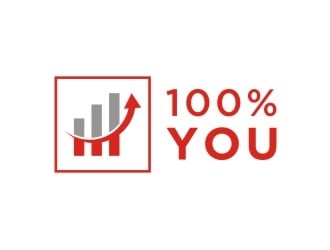 100% YOU  logo design by sabyan