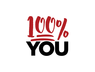 100% YOU  logo design by Inlogoz