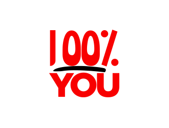 100% YOU  logo design by Inlogoz