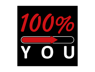 100% YOU  logo design by Jeppe