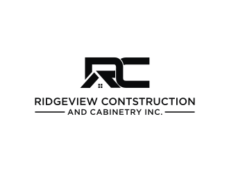 Ridgeview Contstruction and Cabinetry Inc. logo design by mbamboex