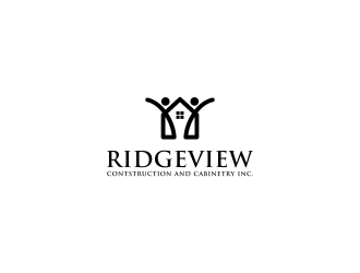 Ridgeview Contstruction and Cabinetry Inc. logo design by dewipadi