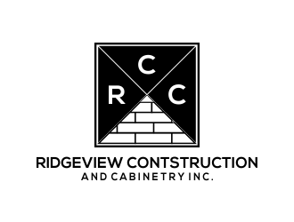 Ridgeview Contstruction and Cabinetry Inc. logo design by MUNAROH