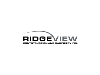 Ridgeview Contstruction and Cabinetry Inc. logo design by bricton