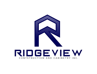 Ridgeview Contstruction and Cabinetry Inc. logo design by Suvendu