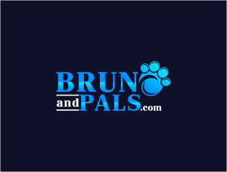 Bruno and pals.com logo design by FloVal