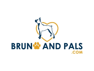 Bruno and pals.com logo design by cybil