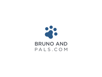 Bruno and pals.com logo design by Susanti