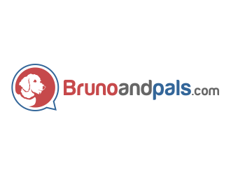 Bruno and pals.com logo design by AisRafa