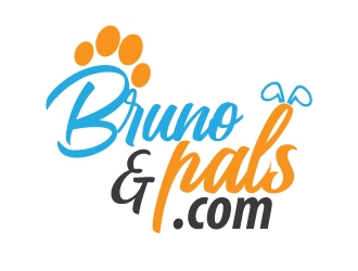 Bruno and pals.com logo design by mop3d