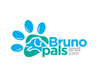 Bruno and pals.com logo design by AB212