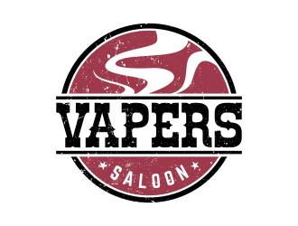 Vapers Saloon logo design by Dakon