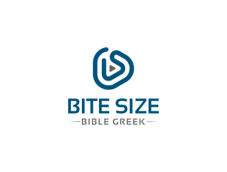 Bite Size Bible Greek logo design by dewipadi