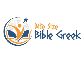 Bite Size Bible Greek logo design by ruki