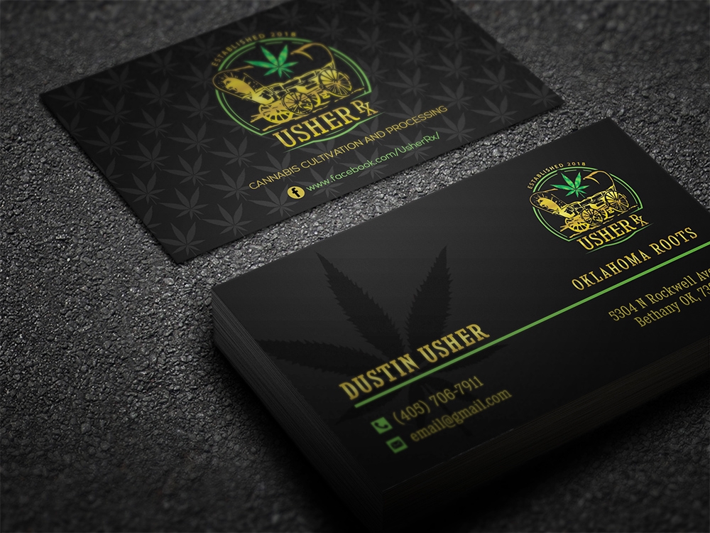 Usher Rx logo design by aamir