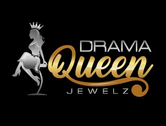 Drama Queen Jewels TO logo design by Suvendu
