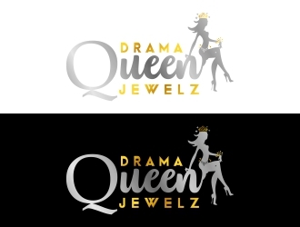 Drama Queen Jewels TO logo design by Mailla