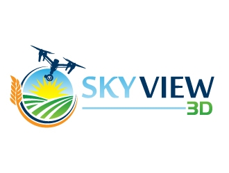 Sky View 3D logo design by jaize