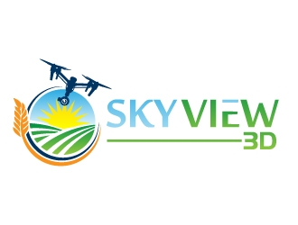 Sky View 3D logo design by jaize