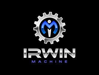 Irwin machine logo design by AisRafa