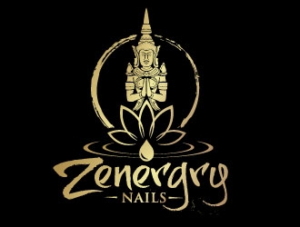Zenergry Nails  logo design by REDCROW