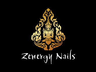 Zenergry Nails  logo design by logolady