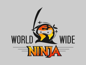 World Wide Ninja logo design by Bl_lue