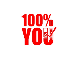 100% YOU  logo design by yunda