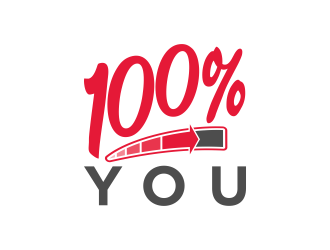 100% YOU  logo design by LOVECTOR
