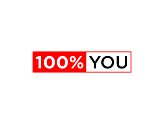 100% YOU  logo design by akhi
