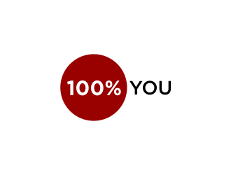 100% YOU  logo design by akhi